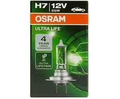 OSRAM Automobilinė lemputė ULTRA LIFE H7 55W 12V PX26D 1vnt