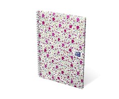 Sąsiuvinis OXFORD FLORAL, B5, 60 lapų, langeliai