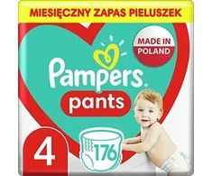 Sauskelnės-kelnaitės Pampers Pants, 4 Dydis, 9–15kg, 176 vnt.