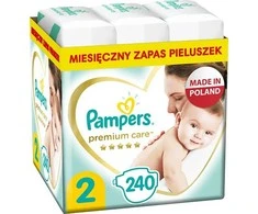 Sauskelnės Pampers Premium Care Tape, 2 dydis, 4–8 kg, 224 vnt.