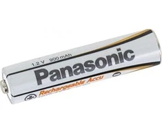 1x2 Panasonic Akku NiMH Mignon AA 2450 mAh įkraunamas Evolta