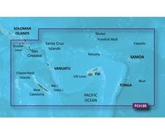 Garmin Naujosios Kaledonijos - Fidžio pakrančių žemėlapiai BlueChart g3 Vision | VPC018R | microSD™/SD™