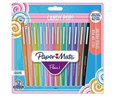 Tušinukų rinkinys piešimui PaperMate Flair Candy Pop 12 - 1985616