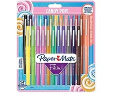 Tušinukų rinkinys piešimui PaperMate Flair Candy Pop 24 - 1985617