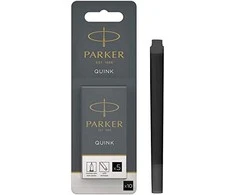Rašalo kapsulės Parker Quink Juoda 10 vnt - 1950206
