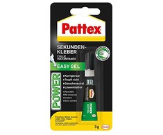 Pattex Sekundenkleber Power Easy Gel, Tube, 3g