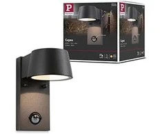Paulmann Sieninis šviestuvas fasadinis šviestuvas PIR sensor 230V Wandl Cape 5W Juodas