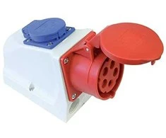 PCE Cable iš CEE 16A 400V 3P + Z + N + 230V su kabeliu varžtas IP44 9215-6F.