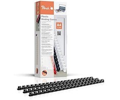 Peach Peach Binderücken juodas 10mm 100er-Pack