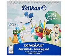 KNYGA Pelikan Malblock Combino 15x15cm 15 arkusz spiral