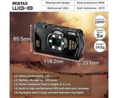 Ricoh Pentax WG-8 Juodas