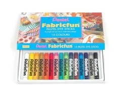 Pastelės audiniams PENTEL ARTS PTS 15 spalvos