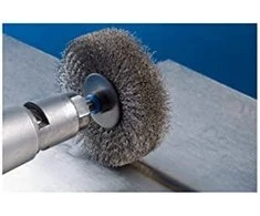 Metalinis šepetys su koteliu PFERD RBU 10010/6 INOX 0,30 SG