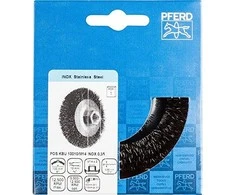 Metalinis šepetys 100x10mm PFERD KBU INOX 0,3 M14