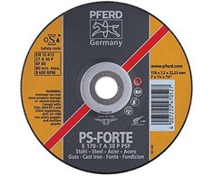 Plieno šlifavimo diskas PFERD PSF Ø178x7x22mm A30