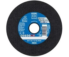 Nerūd. plieno pjovimo diskas PFERD EHT125-1,0mm SG INOX