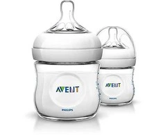 Philips "Avent" kūdikių buteliukas PP Natural 125ml x 2 vienetai