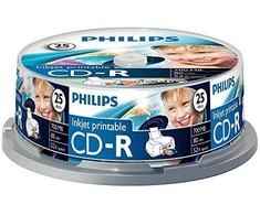 1x25 Philips CD-R 80min 700MB 52x IW SP