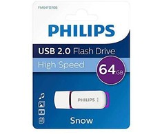 Philips USB 2.0 64GB Snow Edition Violetinė