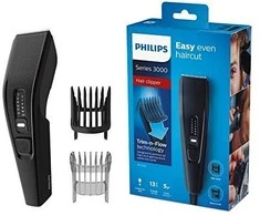 Philips 3000 Series HC3510/15 Plaukų kirpimo mašinėlė, Juoda