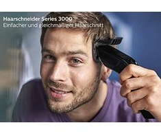 Philips 3000 Series HC3510/15 Plaukų kirpimo mašinėlė, Juoda