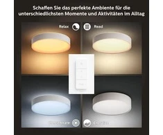 Lubinis šviestuvas Philips Hue Enrave baltas S