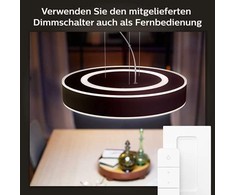 Pakabinamas šviestuvas Philips Hue Enrave juodas pendant