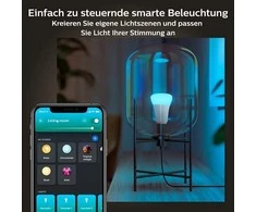 Philips Hue WCA 6,5W A60 E27, 4vnt pakuotė | E27 | 6,5 W | RGBW 2000-6500K | Bluetooth ir Zigbee
