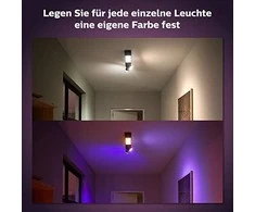 Lubinis šviestuvas Philips Hue Centris 2 taškų baltas specialios formos BT