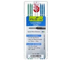 Pica Marker Pica Dry refills, 3-ju spalvu vandeniui atsparios serdeles 8 vnt.