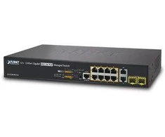 Šakotuvas SWITCH PLANET GS-5220-8P2T2S 8X 1GB BASE-T/2X 1GB BASE-T/2X 1GB BASE-X SFP ZARZĄDZALNY L2+ GIGABIT