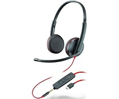 Ausinės Plantronics POLY BLACKWIRE C3225 USB-C