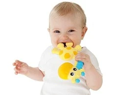 PLAYGRO pilnai uždaras apsaugotas nuo pelėsio cypiantis kramtukas, Žirafytė Džeri, 0186970