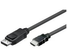 Wentronic Kabelis PremiumCord Rodyti Uostas - HDMI 1m juoda (kportadk01-01)