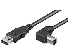 USB kabelis PremiumCord USB-A - USB-B 1,8 m Juodas (ku2ab2-90)