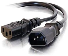 „PremiumCord“ maitinimo prailginimo laidas 240 V, 5 m ilgio IEC C1