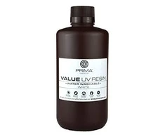 PrimaCreator Value vandeniu plaunama UV derva - 1000ml - Skaidri