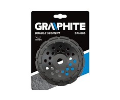 Graphite Grafitinis deimantinis šlifavimo diskas 180x22,2x5mm 57H888