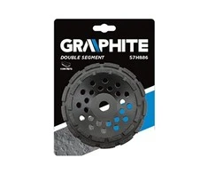 Graphite Grafitinis deimantinis šlifavimo diskas 180x22,2x5mm 57H888