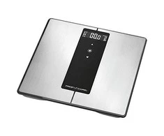 Virtuvinės svarstyklės ProfiCare 9 viename diagnostinės svarstyklės PC-PW 3008 BT (nerūdijančio plieno / juodos, su „Bluetooth“)