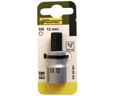 1/2" Galvutė su šešiakampiu antgaliu PROXXON 12 mm