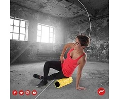 Pure2Improve | Roller Firm 36 x 14 cm | Juodas/Geltona