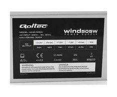 QOLTEC ATX 505W WIND ATX maitinimo šaltinis Wind 505W PFC