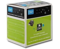 QOLTEC Tape for DYMO D1 40913 9mm x 7m Baltas / Juodas overprint