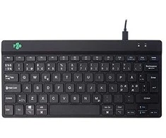 R Go Tools R-Go Klaviatūra Compact Break Nordic-išdėstymas juodas