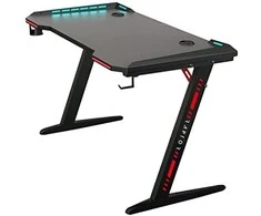 Raptor Gaming Žaidimų stalas Raptor GT100 120x60cm RGB Juodas