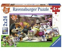 Puzzle 2x24 44 Cats - RAVENSBURGER dėlionė