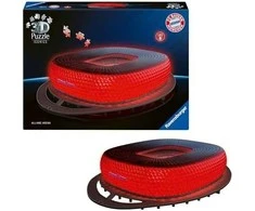 Ravensburger 3D dėlionė „Iconics“: „Allianz Arena“ (naktinis leidimas)