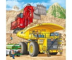 Ravensburger Dėlionė 3x49 vnt. - Didžiulės mašinos