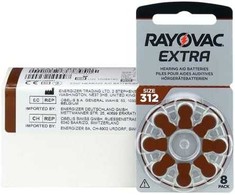 Rayovac Extra elements for hearing aids PR41 312, 80 pcs.
